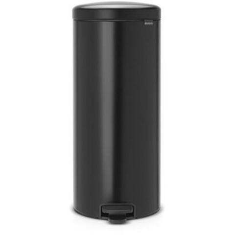 Poubelle à pédale NewIcon 30L Matt Black - Brabantia Poubelle à pédale NewIcon 30L Matt Black - Brabantia