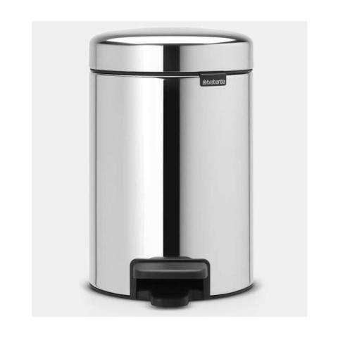 Poubelle a pédale NewIcon - 3L - Acier brillant - Brabantia