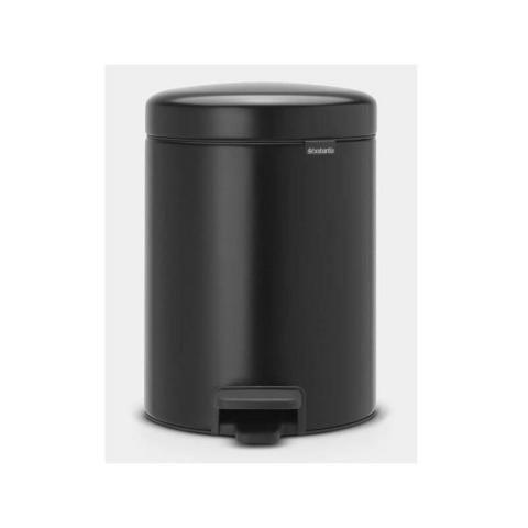 Poubelle a pédale NewIcon - 5L - Noir mat - Brabantia