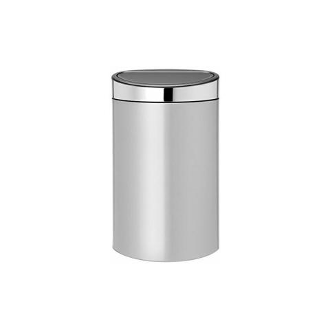 Poubelle Touch Bin, 40 litres, Gris Métallique, Capacité 40 Litres, 72,7 cm... - Brabantia