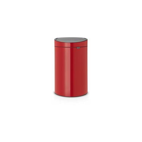 Poubelle Touch Bin, 40 litres, Passion Rouge, Capacité 40 Litres, 72,7 cm x ... - Brabantia