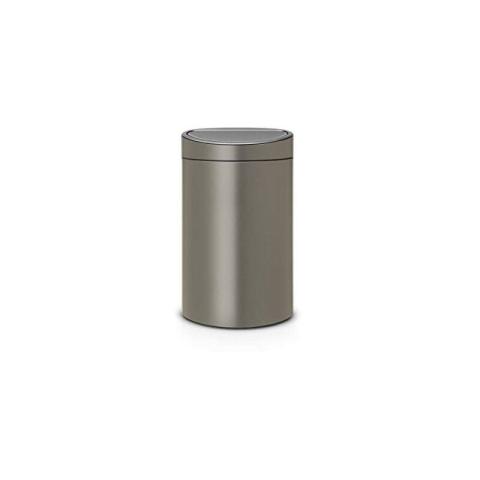 Poubelle Touch Bin New,recycle, 23+10 l Gris (117907) - Brabantia