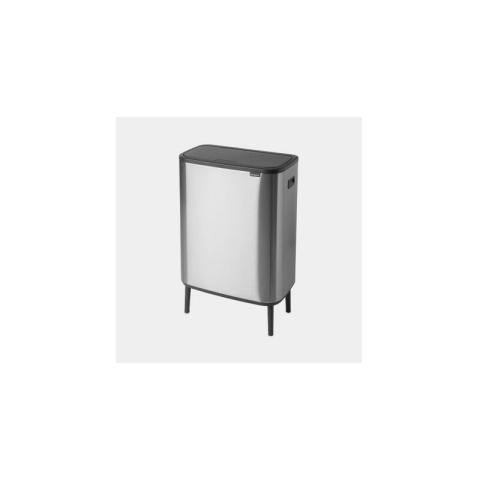 Poubelle Touch Bo Touch Bin hi, 2 x 30L - Matt Steel