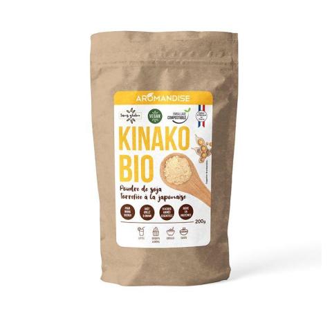 Poudre de soja torréfié Kinako 200 g Aromandise Poudre de soja torréfié Kinako 200 g Aromandise