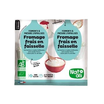 Préparation en poudre pour fromage frais en faisselle Nat-ali