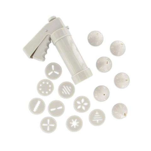 Presse-biscuit et 6 embouts et 10 disques de motifs Smart Pastry Zenker Presse-biscuit et 6 embouts et 10 disques de motifs Smart Pastry Zenker