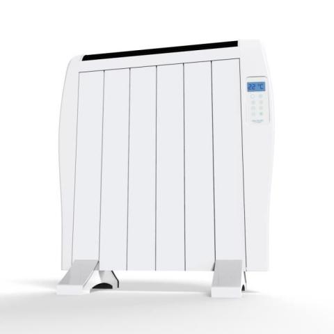 Radiateur émetteur thermique avec 6 éléments en aluminium 900W blanc noir Cecotec