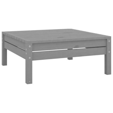Repose-pied de jardin gris bois de pin solide 02_0014948 Repose-pied de jardin gris bois de pin solide 02_0014948