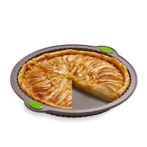 Rigiflex Moule à tarte cannelée en silicone structure acier 26 cm Mathon Rigiflex Moule à tarte cannelée en silicone structure acier 26 cm Mathon