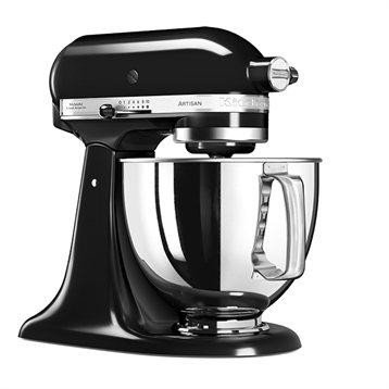 Robot pâtissier Multifonction Artisan Noir Onyx 300 W 5KSM125EOB Kitchenaid Robot pâtissier Multifonction Artisan Noir Onyx 300 W 5KSM125EOB Kitchenaid