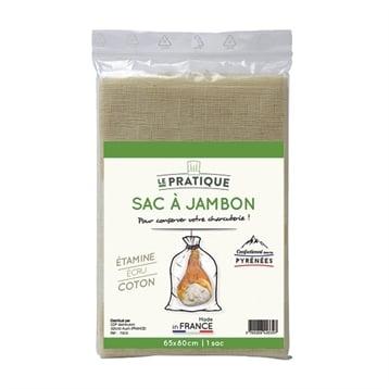 Sac à jambon étamine coton écru Le Pratique