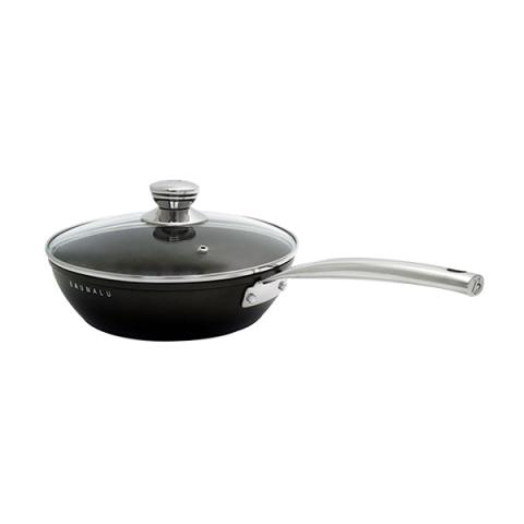 Sauteuse 24 cm avec couvercle black Edition Baumalu