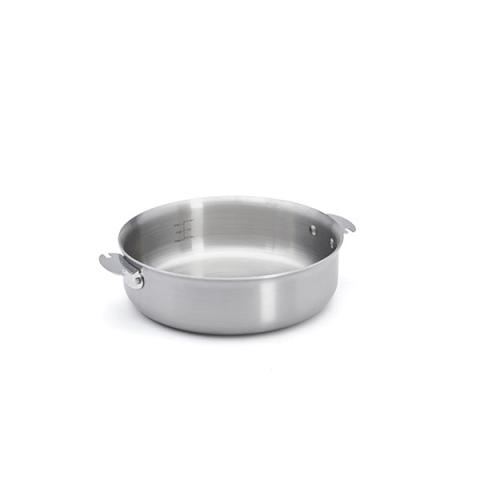 Sauteuse droite tout inox Alchimy Loqy sans manche 24 cm De Buyer