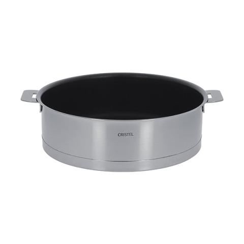 Sauteuse inox antiadhérente Strate sans manche 24 cm Cristel