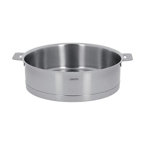 Sauteuse tout inox Strate sans manche 24 cm Cristel Sauteuse tout inox Strate sans manche 24 cm Cristel