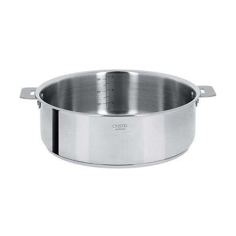 Sauteuse multiply tout inox Casteline sans manche 28 cm Cristel Sauteuse multiply tout inox Casteline sans manche 28 cm Cristel