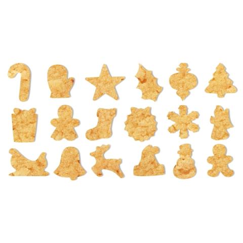 Seau 18 emporte-pièces acier  Noël Scrapcooking