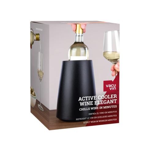 Seau refroidisseur à vin noir Vacu vin