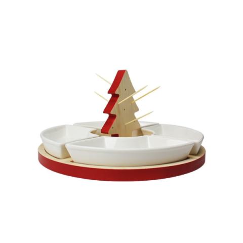 Service apéritif de Noël 4 coupelles Ard'Time Service apéritif de Noël 4 coupelles Ard'Time
