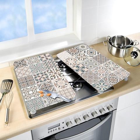 Set 2 couvre-plaques Carreaux Wenko by Maximex
