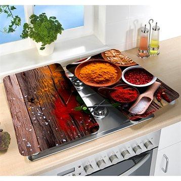 Set 2 couvre-plaques protection motifs Epices Wenko by Maximex