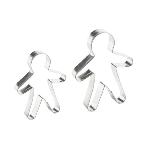 Set de 2 emporte-pièces bonhomme 14 et 17 cm Patisse Set de 2 emporte-pièces bonhomme 14 et 17 cm Patisse