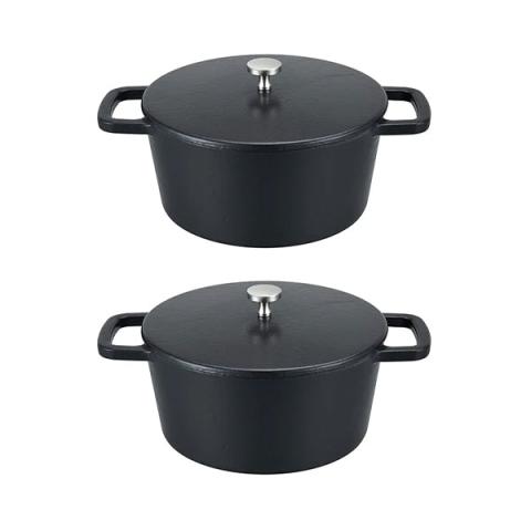 Set de 2 mini cocottes rondes 10 cm Baumalu