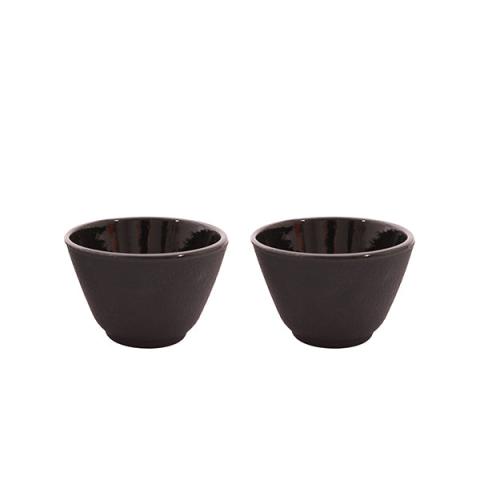 Set de 2 tasses à thé en fonte 120 ml Point Virgule Set de 2 tasses à thé en fonte 120 ml Point Virgule