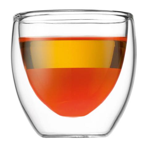Set de 2 verres 8 cl double parois Bodum Set de 2 verres 8 cl double parois Bodum