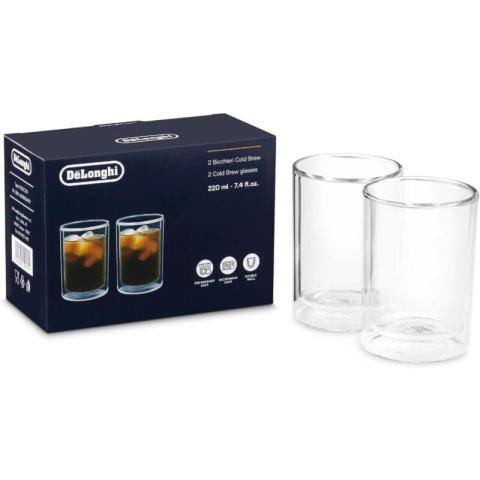 Set de 2 verres à double parois de verres à infusions froide Delonghi AS00004171