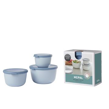 Set de 3 bols multifonctions bleu Cirqula 500 ml à 2 L Mepal