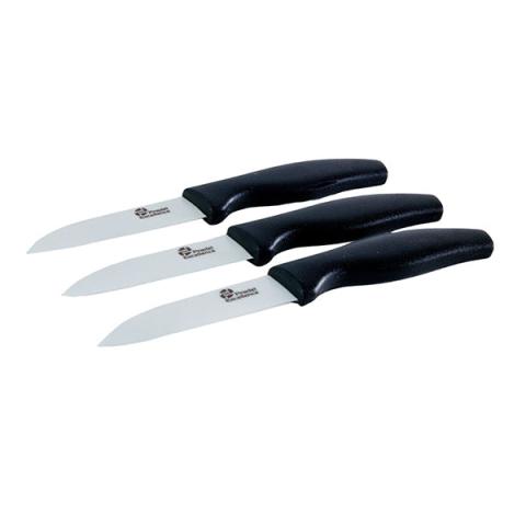 Set de 3 couteaux d'office en céramique 7,5 cm Essentiels Pradel Excellence