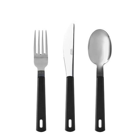 Set 3 couverts empilables noir Mepal Set 3 couverts empilables noir Mepal