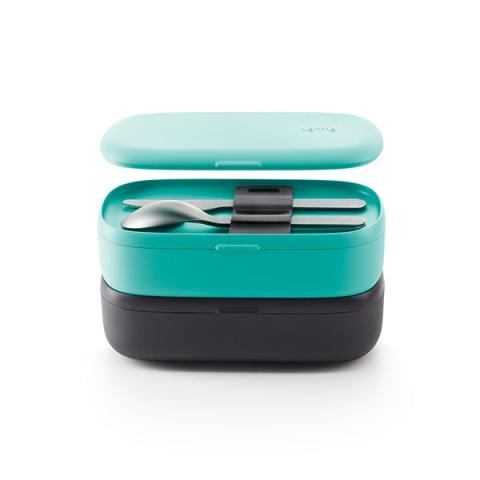 Set de 3 couverts en inox spécial lunch box basics To Go Lékué