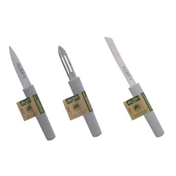 Set de 3 pièces en inox Eco-responsable office, éplucheur, tomate Jean Dubost Set de 3 pièces en inox Eco-responsable office, éplucheur, tomate Jean Dubost