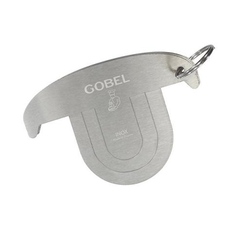 Set de 3 raclettes à bûche en inox Gobel