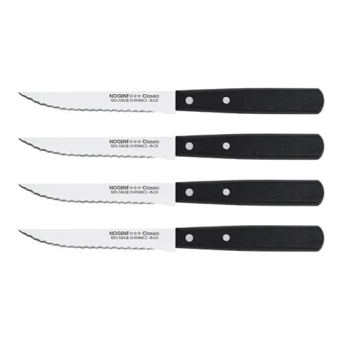 Set de 4 couteaux à steak 11 cm noir Nogent Set de 4 couteaux à steak 11 cm noir Nogent