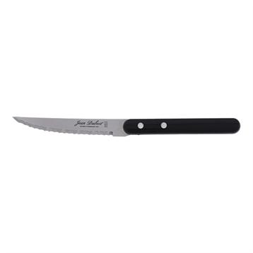 Set de 4 couteaux à steak inox Les Bistrots à la Française manche noir Jean Dubost