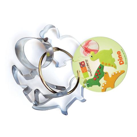 Set de 4 emporte-pièces Dinosaures Scrapcooking