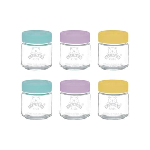Set de 6 bocaux en verre Kids 110 ml Kilner Set de 6 bocaux en verre Kids 110 ml Kilner