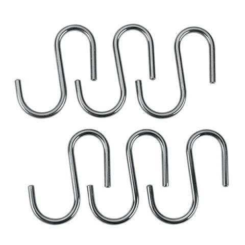 Set de 6 crochets chrome Lonardo Set de 6 crochets chrome Lonardo
