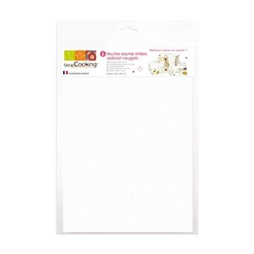 Set de 6 feuilles azymes pour nougats Scrapcooking Set de 6 feuilles azymes pour nougats Scrapcooking