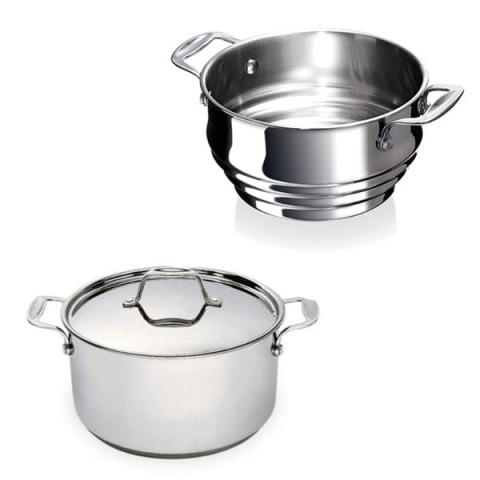 Set faitout Chef 20 cm avec couvercle et multi passoire vapeur Beka Set faitout Chef 20 cm avec couvercle et multi passoire vapeur Beka