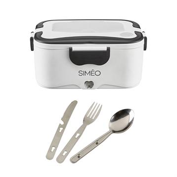 Set lunch box électrique 35W et set de 3 couverts spécial Lunch box