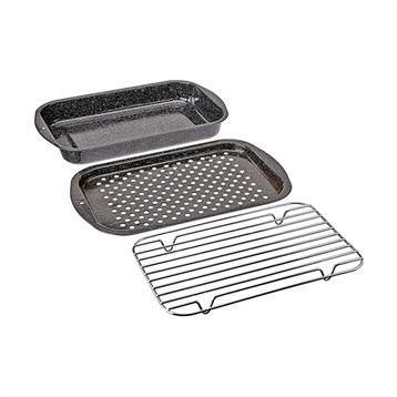 Set roaster 3 pièces Graniteware Set roaster 3 pièces Graniteware