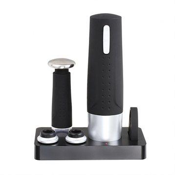 Set tire bouchon électrique et pompe Wine et Cie Set tire bouchon électrique et pompe Wine et Cie