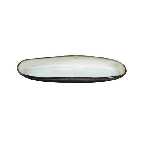 Shadow Nacre - Plat ovale petit modèle 23 x 11 cm (x6) Médard de Noblat Shadow Nacre - Plat ovale petit modèle 23 x 11 cm (x6) Médard de Noblat