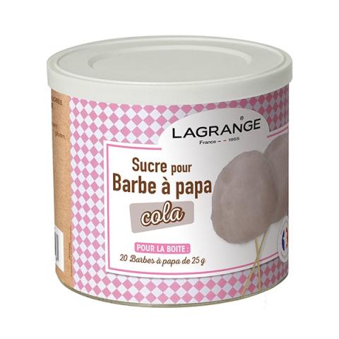 Sucre à barbe à papa Cola 500 g 380009 Lagrange Sucre à barbe à papa Cola 500 g 380009 Lagrange