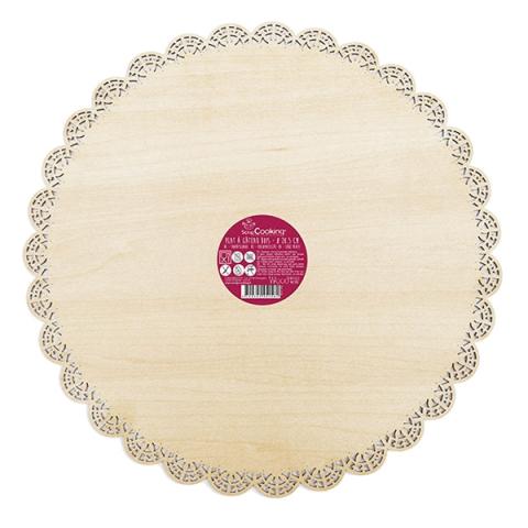 Support bois pour gâteau rond Scrapcooking