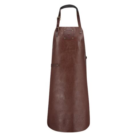 Tablier de cuisine artisanal cuir pleine fleur Buffalo Chocolat Witloft